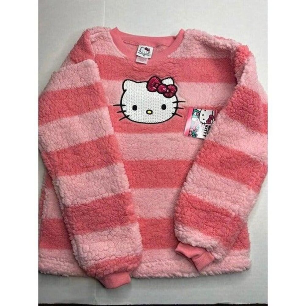 Hello Kitty Striped Sweater Girls Size 12